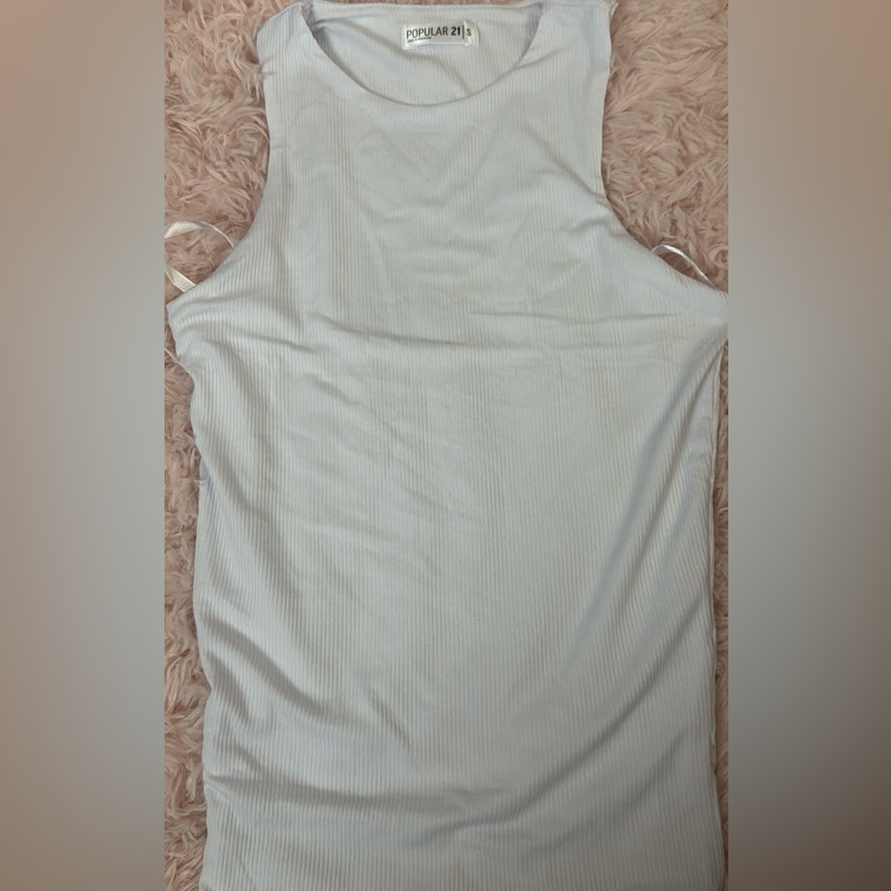 Elegant White Sleeveless Top